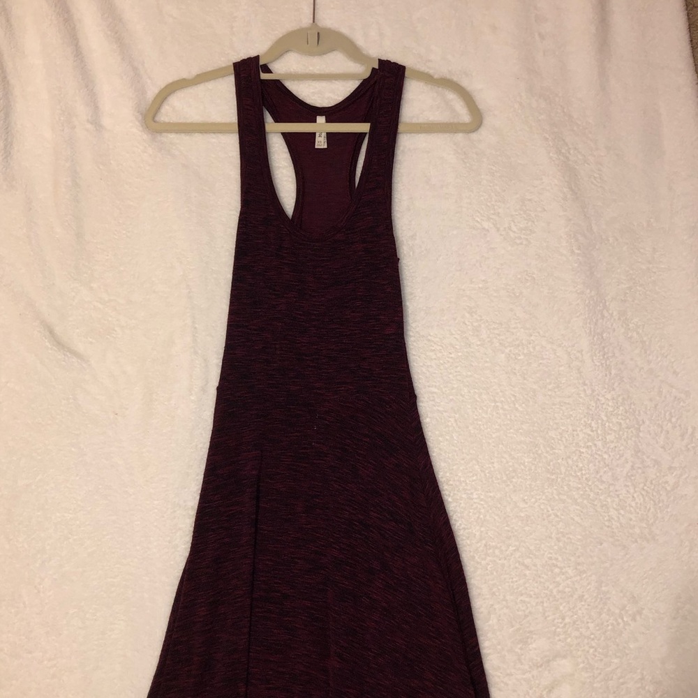 Maroon Fitted Dress